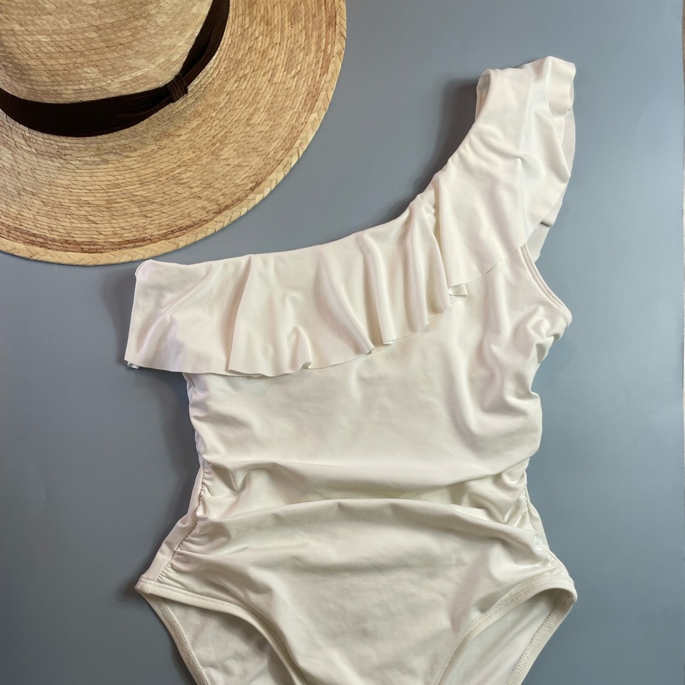 La Blanca One Shoulder Swimsuit